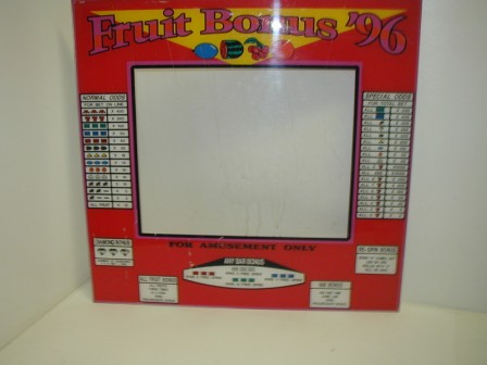 Fruit Bonus 96 Monitor Plexi (Item #11) $25.99